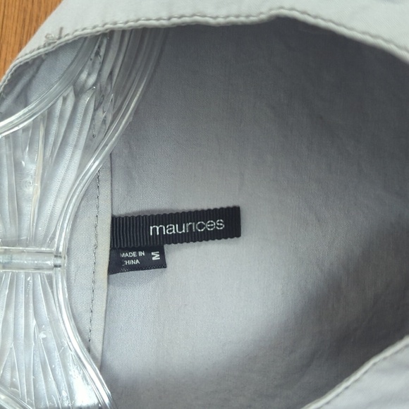 Maurices Gray Military Style Button Blazer Size Women's M - Picture 4 of 10